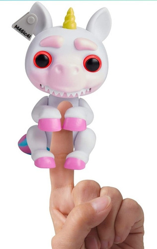 Fingerlings Mascota Electrónica Interactiva Unicornio Grimli