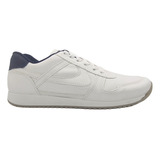 Tenis Escolar Panam Jogger Blanco Mujer Hombre No. 22 Al 29