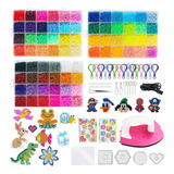 Kit De Hama Beads Con Planchar 2.6mm  72 Colores 39000+pcs 