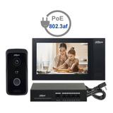 Kit De Videoportero Ip Frente De Calle, Monitor Y Switch Poe