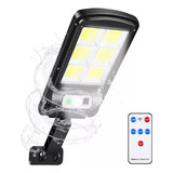 Reflector Lampara Solar Led 3 Modos Con Panel + Control