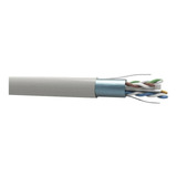 Cabo Para Uso Externo Blindado Cat6a Furukawa 50mts + 4 Plug