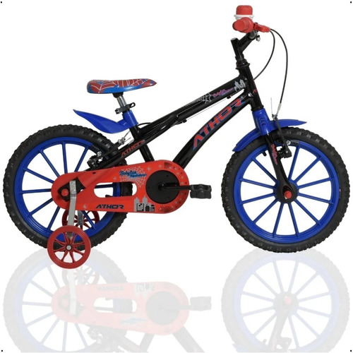 Bicicleta Infantil Aro 16 Athor Baby Lux Spider Masculino