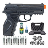 Pistola Pressão Co2 C11 Bbs Aço 6mm 200 Esferas + 10 Co2