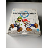 Mario Kart + Volante Wii Wheel En Caja De Colección 