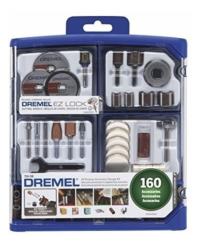 Kit Multiuso 160 Accesorios Dremel 710rw Corte Lijado Pulido