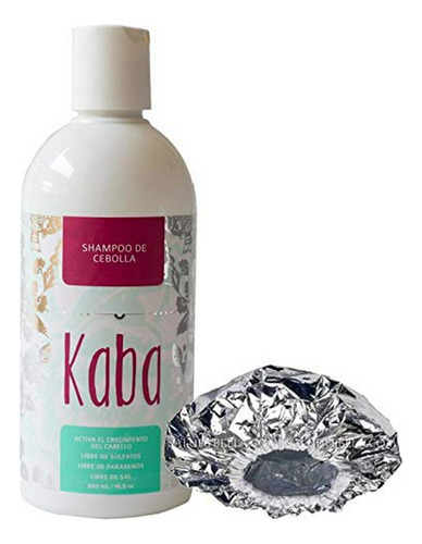 Champú De Cebolla Kaba + Gorrito