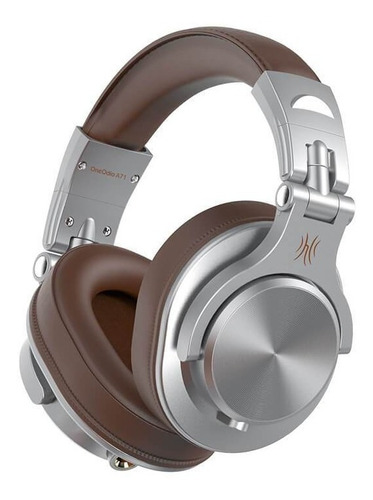 Headset Oneodio A71 Headphone Silver/brown Dual Conetor