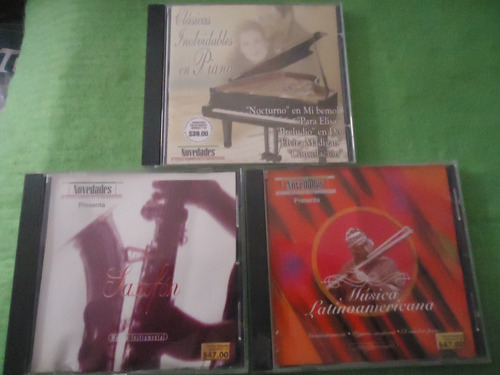 Clasicas Inolvidables En Piano, Saxofon Y Latinoamericana Cd