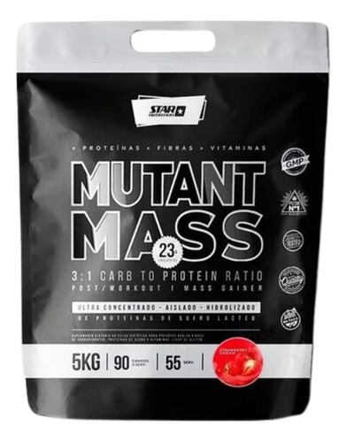Proteina Mutanmass Star Nutrition Frutilla Pack X 5kg