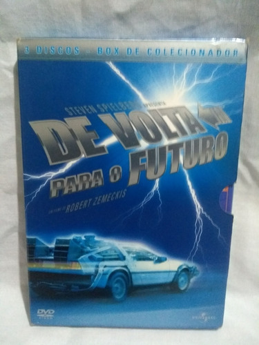 Dvd De Volta Para O Futuro Box De Colecionador 3 Discos