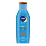 Protetor Solar Nivea Sun Protect & Bronze Fps15 200ml