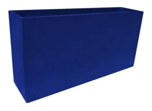 2 Macetas Minimalista Artesanal En Fibra De Vidrio 100x60x25