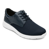 Sneaker Azul Urbano Quirelli Hombre Suela Ligera 89220