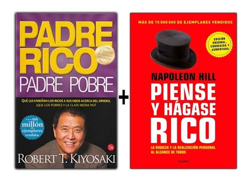 2x1 Padre Rico Padre Pobre + Piense Y Hágase Rico +