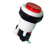 (10x) Botão Push Button Pbs-29 Vermelho