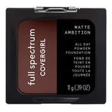 Maquillaje En Polvo Compacto Covergirl Matte Ambition Color Deep Cool 4