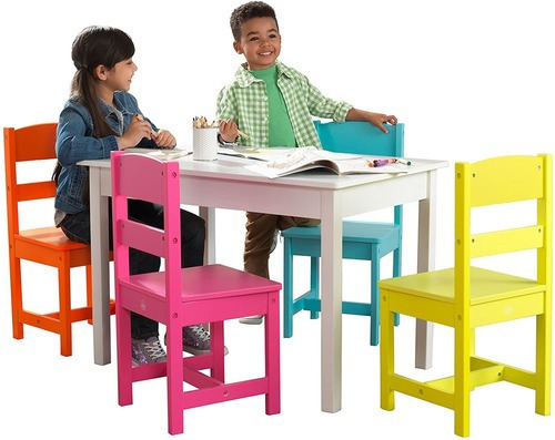 Juego Mesa Escritorio Pupitre Escolar Infantil Silla Niño