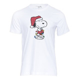 Playera Smopey Santa Claus Con Luces. Peanuts. Navidad.