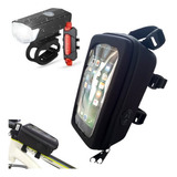 Bolsa Porta Celular Bike Bag Case De Quadro Kit Lanterna Led