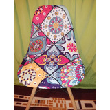 Pack 2fundas Especial Silla Eames Tela Lycra Diseño Mandala 