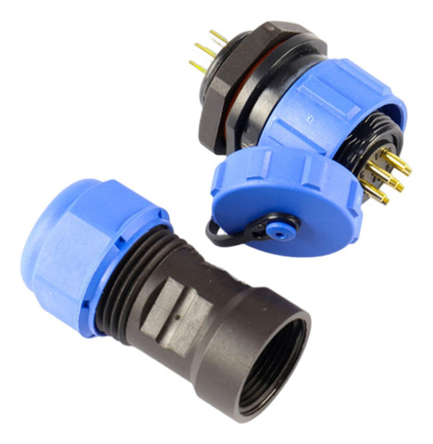 Conector Impermeable Aviation Plug Socket Sp17 Ip68 Para