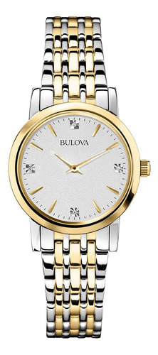 Bulova Reloj De Pulsera Para Mujer 98p115 Con Detalles De Di