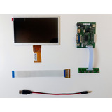 Tela Display 7 Polegadas Hdmi Raspberry Pi Com  3 Extensão 