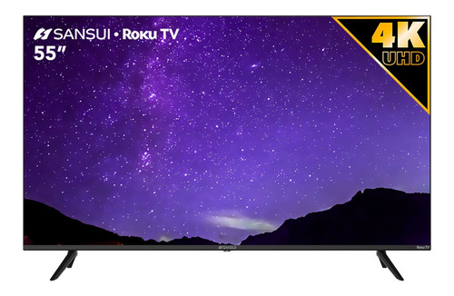 Pantalla Sansui Roku Tv 55 Pulgadas 4k Smx55p7ur