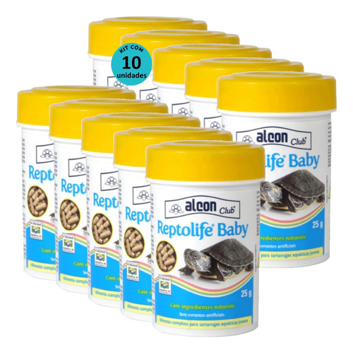 Alcon Club Reptolife Baby 25g Kit Com 10