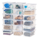 Caja Translucida Almacenar Organizar 10 Pzs 34x21x12cm 6lt 