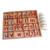 Alfabeto Montessori Móvil De Madera Con Caja [u]