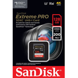 Tarjeta Memoria Sandisk Extreme Pro Sdxc Card 128gb 200 Mb/s