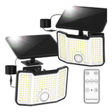 Luces Solares Para Exteriores, Ip65, Impermeable, Sensor De 