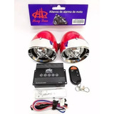 Bocinas Moto Alarma Bluetooth Usb Calavera Bm4