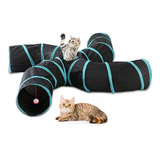 Cat Tunnel 4 Way Pet Play Tunnel Túnel Plegable Juguete Para