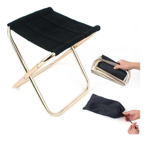 Taburete Plegable Portátil,acampar Deportes Silla Portátil