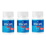 3pack Vitacaps Mango Africano Y Vinagre D Manzana 20 Cáp Sabor Sin Sabor