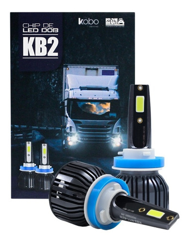 Kit Cree Led Premium Kb2 Chip Led Dob 42w 12/24v Cooler Gtx