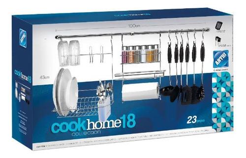 Cozinha Suspensa Organizada 23 Peças Cook Home 18 Arthi 