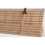 Cortina Persiana Roller Enrollable De Bambú 60x120 Cm