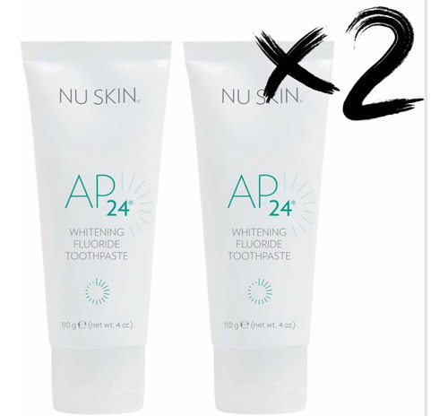 Pack 2 Blanqueadora Pasta Dental Ap 24 Whitening De Nu Skin