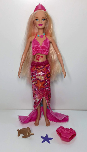 Muñeca Barbie Merliah 2 En 1 Aventura De Sirenas 2010