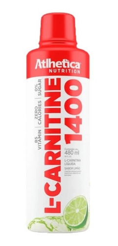 Thermogênico L-carnitine 1400 (480ml) Atlhetica Nutrition