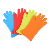 Guantes De Silicona Horno Toma Ollas Guante Protector Cocina