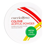 Polvo Acrílico De Color Neon Lime Cuccio Pro 1.6 Oz