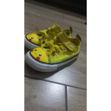 Vendo Zapatillas Converse Pikachu Talla 22 Usadas 