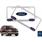 Par Porta Placas Ford Explorer 4.6 2008 Original