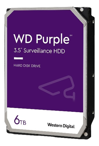 Disco Duro Hdd Sata 6 Tb Western Digital Wd 3.5 Púrpura 