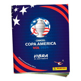 Kit Álbum Copa América Usa 2024 Panini Tapa Blanda + 50 Packs De Láminas En Caja